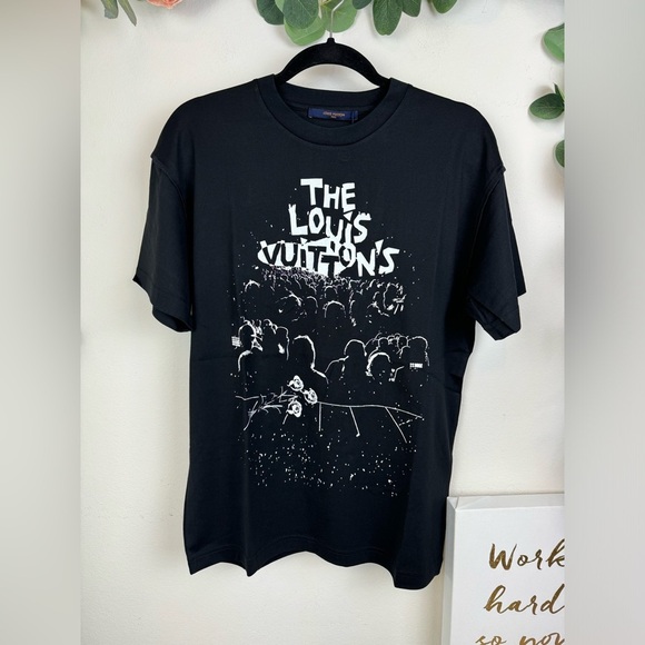 Louis Vuitton Authentic Concert Print Tshirt Top NWT Size Small - Picture 1 of 13